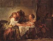 A Kiss Won Jean Honore Fragonard